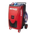 Rotary R3AC50 A/C recovery and recharge ac recovery machine for R134a refrigerant with analog gauges and wheeled cart design
