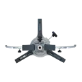 Rotary Self-centering 3-Point Wheel Clamp STDA35E with quick locking units and ABS claws, adjustable 8" to 24", for CCD camera heads.