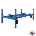 Forward Lift CRA14 four post alignment lift with rolling jacks and open runways, ALI certified