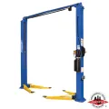 Forward Lift F10 2 post car lift with overhead bar and asymmetrical arms, ALI certified