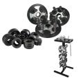 Rotary Centering System HW280400172 with quick plates, tips, Pro Collet Kit, and adapter storage tree.