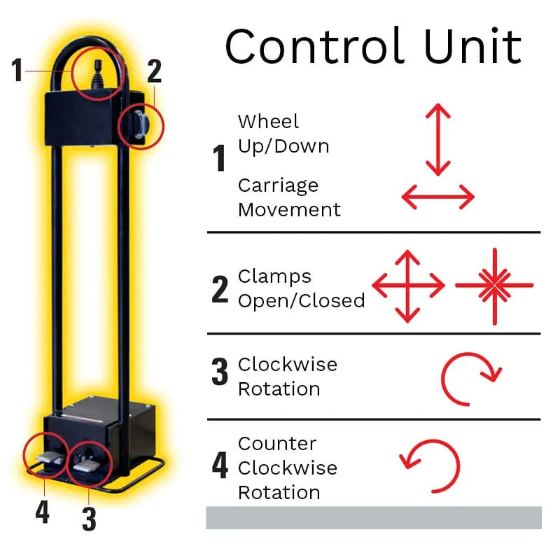 The <strong>Rotary R541 Commercial Tire Changer</strong> delivers efficiency for a range of tire sizes. Its two-speed rotation chucking table supports rims up to 44" or up to 56" with the <a href="https://shopequipmentlift.com/product/rotary-clamping-extensions-vsg108a12/" target="_blank" rel="noopener">VSG108A12</a> extension set. Includes a portable wired control unit, aluminum adapters, and tire paste lubricant. <ul> <li>Cable control unit</li> <li>Aluminum Adapters Standard</li> <li>Rotational control on portable wired stand</li> <li>Tire paste lubricant and brush</li> </ul> <p class="extra-space"><a class="red-btn" href="https://shopequipmentlift.com/wp-content/uploads/2024/04/Rotary_Changers-2.pdf" target="_blank" rel="noopener">Brochure</a></p>