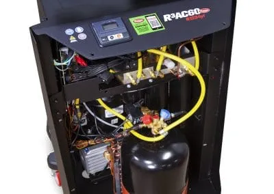 The <strong data-start="126" data-end="164">Rotary R3AC60 AC Recovery Machine</strong> is a <strong data-start="170" data-end="189">fully automatic</strong> recharging station built for today&rsquo;s <strong data-start="227" data-end="258">R1234YF refrigerant systems</strong>. It delivers <strong data-start="272" data-end="305">over 97% refrigerant recovery</strong> and recharges with <strong data-start="325" data-end="350">&plusmn;15 grams of accuracy</strong>, all controlled through a <strong data-start="377" data-end="407">10&rdquo; industrial touchscreen</strong>. Technicians can easily program <strong data-start="440" data-end="505">automatic recovery, vacuum, leak testing, and charging cycles</strong>, while the <strong data-start="517" data-end="562">built-in gas identifier with purity check</strong> ensures system safety. Its <strong data-start="590" data-end="608">compact design</strong> and <strong data-start="613" data-end="633">flat-free wheels</strong> offer easy mobility between bays, and <strong data-start="672" data-end="693">WiFi connectivity</strong> with the <strong data-start="703" data-end="718">DIGITIQ app</strong> enables real-time monitoring from anywhere in the shop. Add the <strong data-start="783" data-end="811">optional thermal printer</strong> for instant, professional service documentation. <p class="extra-space"><a class="red-btn" href="https://shopequipmentlift.com/wp-content/uploads/2024/04/R3AC60_CUTSHEET_03.2023.pdf" target="_blank" rel="noopener">Brochure</a></p>