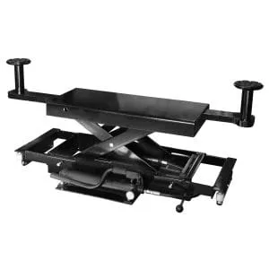 Forward Lift RRJ45G Rolling Jack designed for use with four post lifts to assist in vehicle maintenance and repairs.