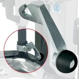 Rotary Bead Pushing Roller VSG800A59 for plastic mount/demount heads on R145D, R145, R146, R247D, and R140I tire changers.