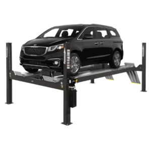 Forward Lift CRA14 four post alignment lift with rolling jacks and open runways