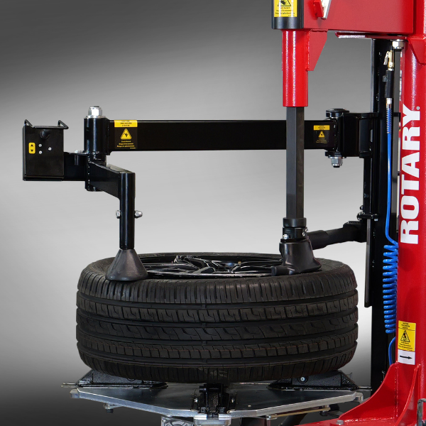 Rotary® R200 | High Volume Swing Arm Pro Tire Changer Rotary R200 professional tire changer helper arm supporting large low profile tire service