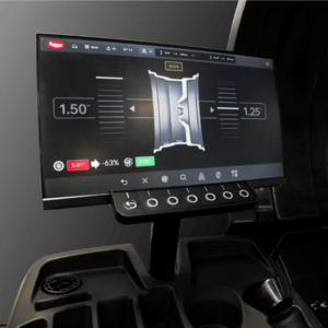 Alt Image Tag: Rotary R190 TechView interface displaying wheel balancing measurements and correction weights