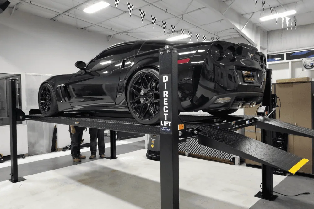 best four post lift for home garage storage