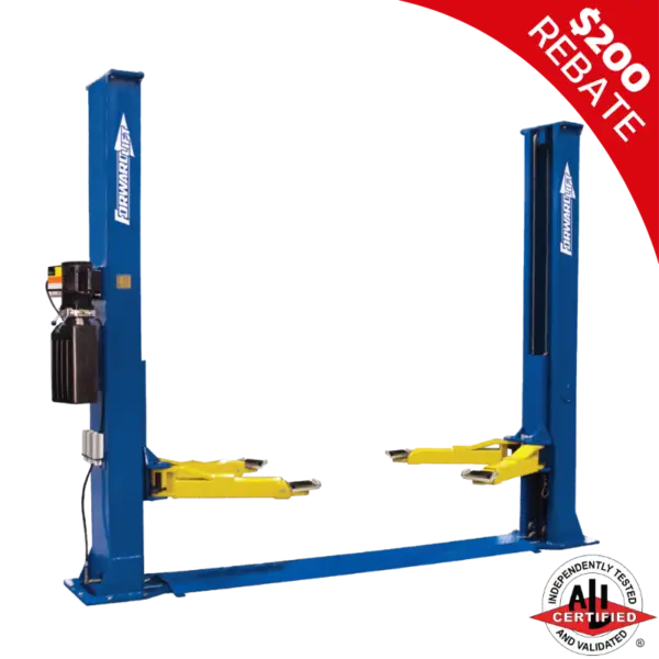 Forward Lift BP9 Two-Post Car Lift with ALI gold certification