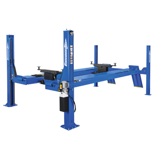 CROA14 Alignment Runway Lift with 14,000 lb capacity, featuring sturdy design and precision for vehicle alignment services.
