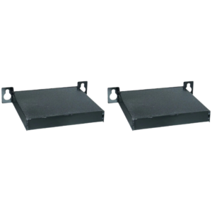 Four post lift work steps Rotary FC5378BK bolt-on steel platforms for automotive technicians