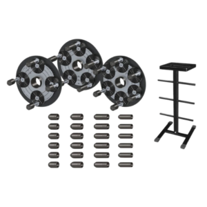 Rotary Quick Plate Kit HW210400002 with Series IV plates, quick tips, and storage tree.