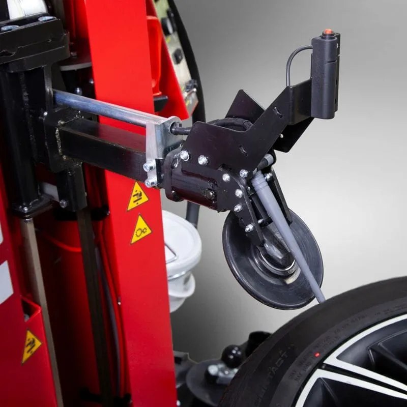 Rotary® | R1250 Leverless Pro | Premium Automatic Tire Changer LASER-GUIDED TOOL POSITIONING Ensures perfect roller placement every time, enhancing precision and reducing operational errors.