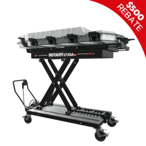 Rotary LT35A battery lift table for EV battery pack removal and installation