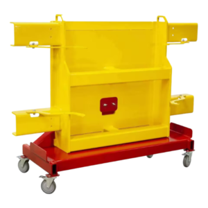 Rotary Lift frame-engaging adapter assembly M140182 ramp carriage with M110293 cart for double or triple pallet trucks