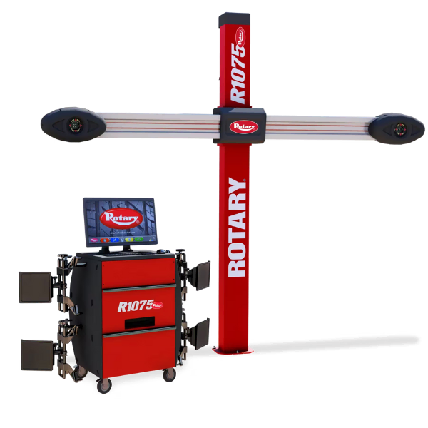 wheel aligner machine comparison – Rotary R1075 vs Hunter and Coats 3D alignment systems, fixed-tower design, auto-adjusting cameras, ADAS-ready