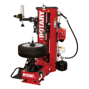 Rotary R1200 leverless tire changing machine with intelligent assist tools for high-performance and low-profile tires