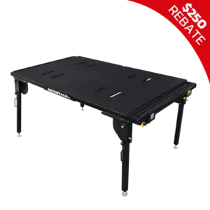 Rotary RT30 EV service workbench table with adjustable height and heavy-duty surface