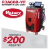 Rotary R3AC60 Automatic Vehicle AC Machine compatible with R1234yf refrigerant