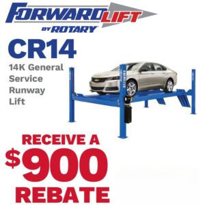 Forward Lift by Rotary CR14 14K General Service Runway Lift with a $900 rebate offer