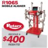 Rotary R1065 Mobile Aligner with a $400 rebate offer