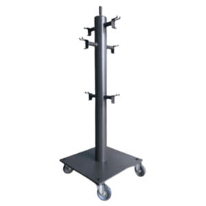 Rotary Trolley with casters STDA155 - Trolley with casters for 3-point and 4-point clamp storage.