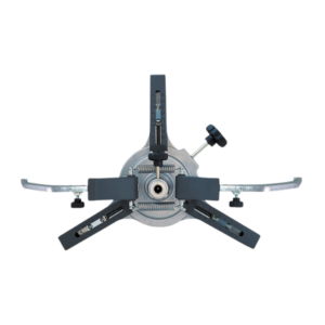 Rotary Self-centering 3-Point Wheel Clamp STDA35E with quick locking units and ABS claws, adjustable 8" to 24", for CCD camera heads.