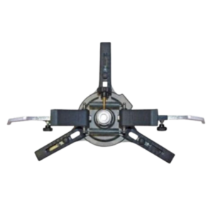 Rotary 3 Point Clamps STDA96 for 9"-24" wheels with quick-locking arms and manual diameter adjustment for CCD camera systems.